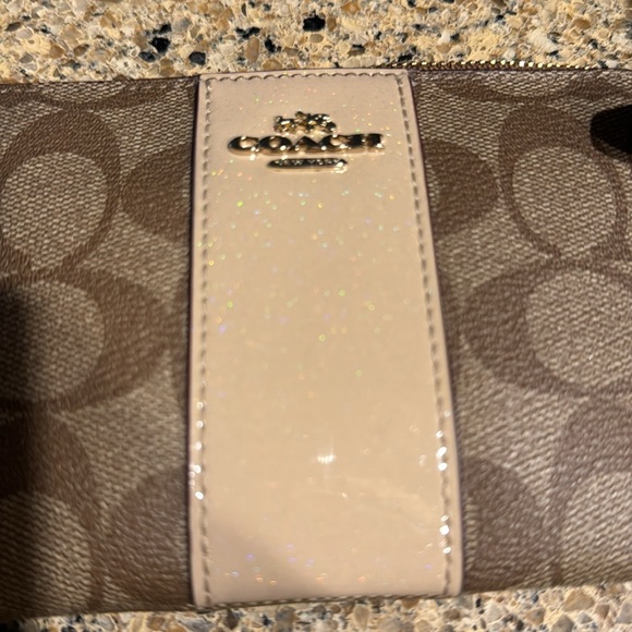 Tan Coach wristlet - Picture 3 of 3